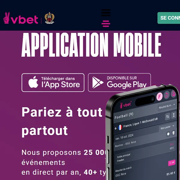 Vbet app download Android contourne la restriction Google Play